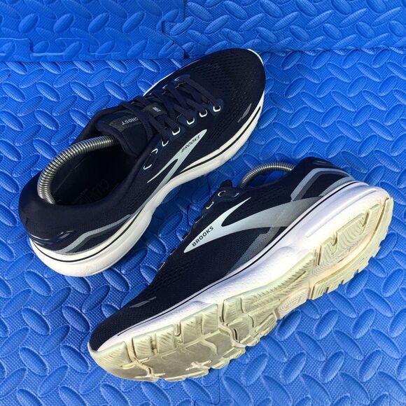 Brooks Ghost 15 Womens Running Walking Shoes Blue Athletic Sneakers Size 9B - Picture 2 of 11